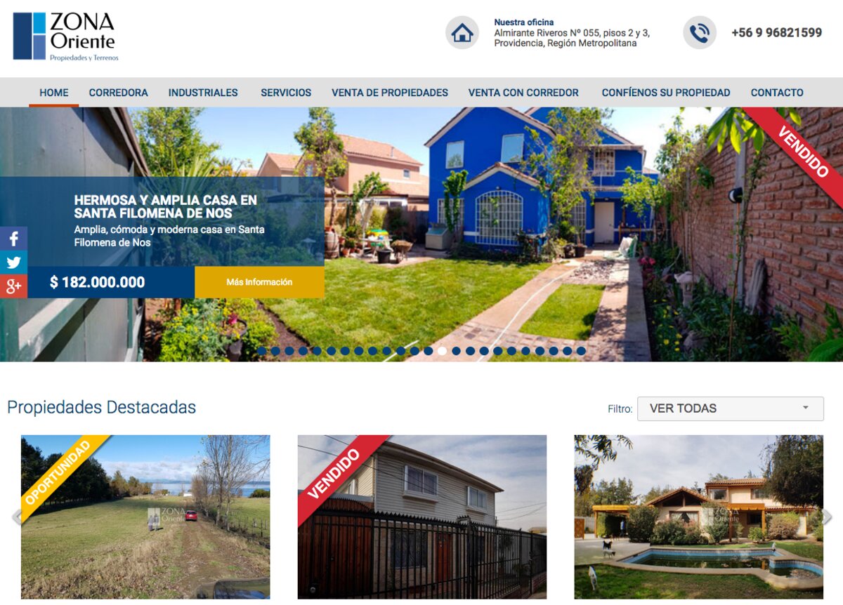 Venta de casas y departamentos en Chile