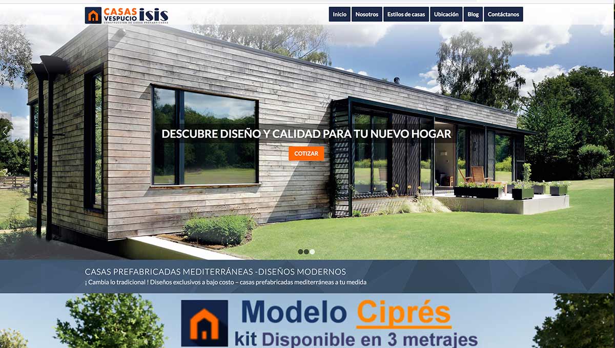 Construcción y venta de Casas prefabricadas en Santiago