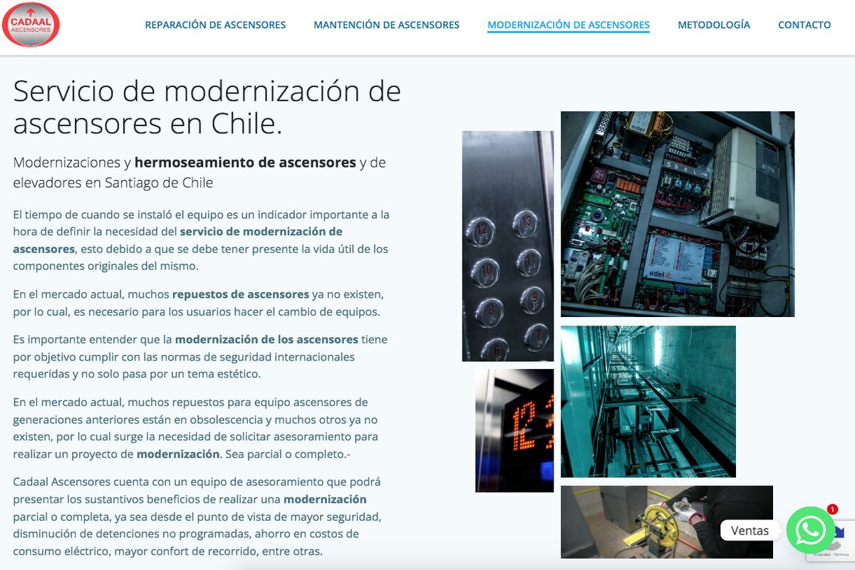 Servicio técnico de Ascensores