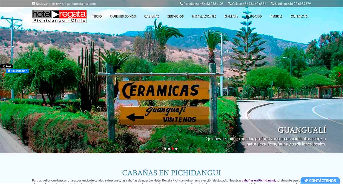 Arriendo de cabañas en Pichidangui