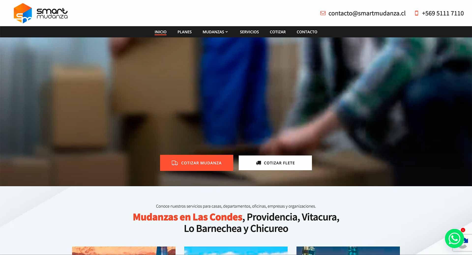 Mudanzas en la comuna de Lo Barnechea